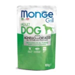 MONGE CANE GRILL ALL' AGNELLO E VERDURE DA 100 GR IN BUSTA