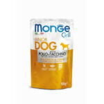 MONGE CANE GRILL PUPPY & JUNIOR AL POLLO E TACCHINO DA 100 GR IN BUSTA