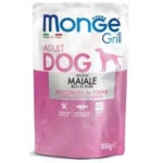 MONGE CANE GRILL AL MAIALE DA 100 GR IN BUSTA