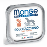 Monge cane - linea monoprotein solo - 100% tacchino 150 gr.