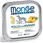 MONGE MONOPROTEIN  POLLO & ANANAS 150 Gr