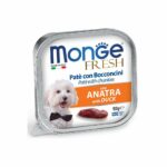 MONGE CANE FRESH ALL' ANATRA DA 100 GR IN VASCHETTA