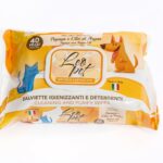 LEOPET SALVIETTE PAPAYA E OLIO D'ARGAN 40PZ
