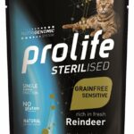 Prolife Cat Sterilised Grainfree Sensitive Renna - 85 gr - NEW