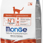 MONGE SUPERPREMIUM GATTO SENIOR 7+ AL POLLO DA 400 GR