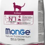 MONGE SUPERPREMIUM GATTO INDOOR AL POLLO DA 400 GR