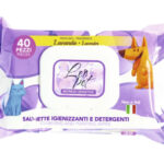 LEOPET SALVIETTE LAVANDA 40PZ