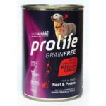 PROLIFE GRAINFREE - Adult sensitive - M/L - Manzo e Patate 400g