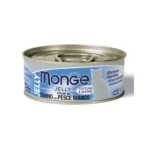MONGE GATTO JELLY AL TONNO E PESCE BIANCO DA 80 GR IN LATTINA