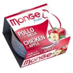 MONGE GATTO FRUIT AL POLLO E MELA DA 80 GR IN LATTINA