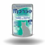 MONGE GATTO NATURAL TONNO CON ANATRA DA 80 GR IN BUSTA