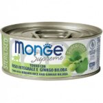 MONGE SUPREME STERIL TONNO,RISO,GINKO 80GR
