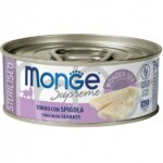 MONGE SUPREME STERIL TONNO SPIGOLA 80GR