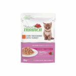 TRAINER GATTO - NATURAL KITTEN & YOUNG - TACCHINO - BOCCONCINI 85g