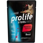 Prolife Cat Sterilised Grainfree Sensitive Manzo - 85 gr - NEW