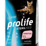 Prolife Cat Sterilised Sensitive Maiale e Riso - 0,4kg