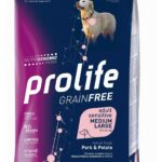 Prolife Grainfree Adult Sensitive Medium/Large Maiale e Patate - 2,5 kg