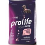 Prolife Grain Free - Adult  Mini - Maiale e Patata - 2 kg