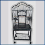 PAPPAGALLIERA CON CARRELLO Cod.TT03