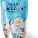 PET INTEREST WELLFED LICK N'JOY SNACK CREMOSI PER GATTI (PESCE DELL'OCEANO)