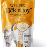 PET INTEREST WELLFED LICK N'JOY SNACK CREMOSI PER GATTI (POLLO & KRILL)