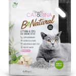 Cat&Rina - Lettiera per Gatti al Tofu da 10l ai Carboni Attivi - Formato Maxi -