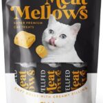 WELLFED MELLOWS SNACK morbidi PER GATTI CON CUORE CREMOSO (POLLO & TUORLO)