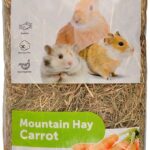 Flamingo Snack per roditori Fieno di montagna con carota, 500 g