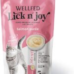 Wellfed Lick N'Joy-Kenleckerli – Super Premium – Ricco di prebiotici – senza cereali (salmone)