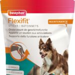 Beaphar Flexifit Sticks, Integratore Articolare per Cani, con Omega 3 e Glucosamina, per la Salute di Articolazioni e Ossa, Gusto Carne, 175 g