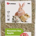Flamingo Snack per roditori Fieno di montagna con mela, 500 g