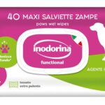 INODORINA SALVIETTE ZAMPE CON AGENTE IGIENIZZANTE 40 PZ.
