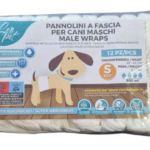 LEOPET pannolini a fascia per cani maschi S - confezione da 12PZ -