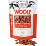 Woolf - Snack per Cani 100% naturale - Tondini di Salmone 100g