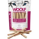 Woolf - Snack per Cani 100% naturale - Sandwich di Anatra e Merluzzo 100g