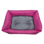 LEOPET CUCCIA Rodi in tessuto Oxford con cuscino fisso 45x60cm