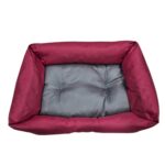 LEOPET CUCCIA Rodi in tessuto Oxford con cuscino fisso 45x60cm