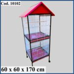 VOLIERA per Uccelli "2 PIANI" Cod.10102