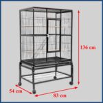 VOLIERA Cod. A-421A BLACK