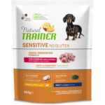 Natural Trainer - NO GLUTEN Crocchette con CONIGLIO e CEREALI INTEGRALI 800g
