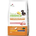 Natural Trainer - NO GLUTEN Crocchette con MAIALE e CEREALI INTEGRALI 2Kg
