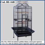 VOLIERA Cod.BE-16B BLACK