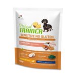 Natural Trainer - NO GLUTEN Crocchette con SALMONE e CEREALI INTEGRALI  800g