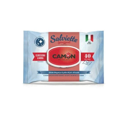 CAMON - salviette 40pz CLOREXIDINA & MIRRA