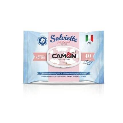 CAMON - salviette 40pz COTTON per cuccioli