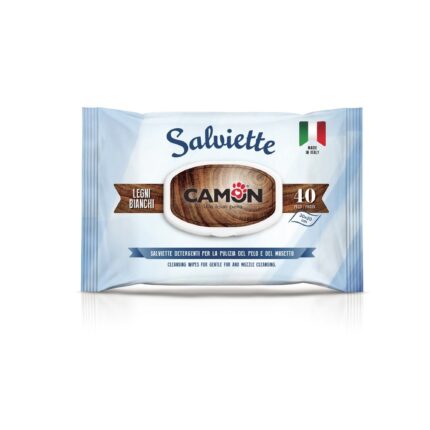 CAMON - salviette 40pz LEGNI BIANCHI