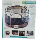 LeoPet - RECINTO PIEGHEVOLE IN TESSUTO M 91X58H CM