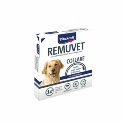 Remuvet collare antiparassitario per cani di taglia grande da 26 g