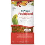 ZuPreem Multifrutta Cibo per Uccelli da Australia, Frutta e Vitamine, Cibo per Uccelli Indicato per Parrocchetti, Parrocchetti Australiani, Pappagalli Piccoli e Altri Piccoli Uccelli - 1 kg