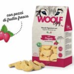 WOOLF - Biscotti vegetali per cani FRAGOLA 400g